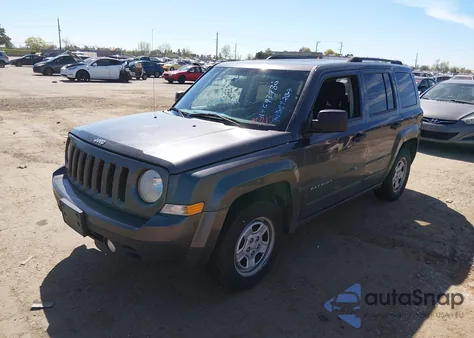 2016 Jeep Patriot Sport from USA, damaged, VIN 1C4NJPBA3GD813904